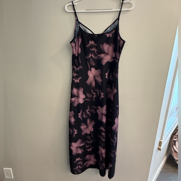 All Saints Black and Purple Dress - Picture 2 of 3